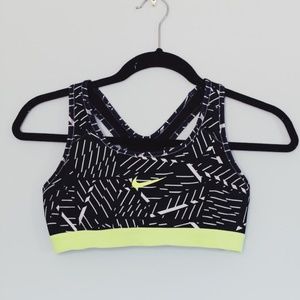 Nike Sports Bra Neon Yellow/Black/White